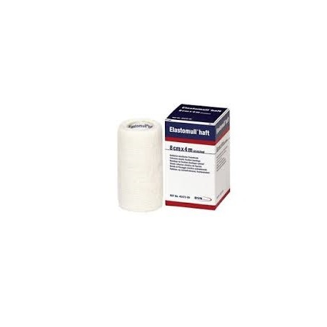 BENDA ELASTICA AUTOADESIVA ELASTOMULL HAFT COMPRESSIONE FORTE 8X400 CM - Antica Farmacia Ferrari