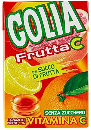 CARAMELLE RIPIENE GOLIA FRUTTA C 46 G - Antica Farmacia Ferrari