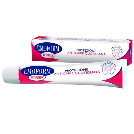 EMOFORM ACTIFLUOR DENTIFRICIO 75 ML - Antica Farmacia Ferrari