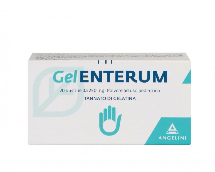 GELENTERUM TANNATO DI GELATINA USO PEDIATRICO 20 BUSTINE 250 MG - Antica Farmacia Ferrari