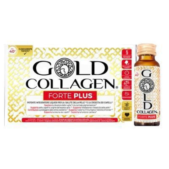 GOLD COLLAGEN FORTE PLUS 10 FLACONI DA 50 ML 5G COLLAGENE - Antica Farmacia Ferrari