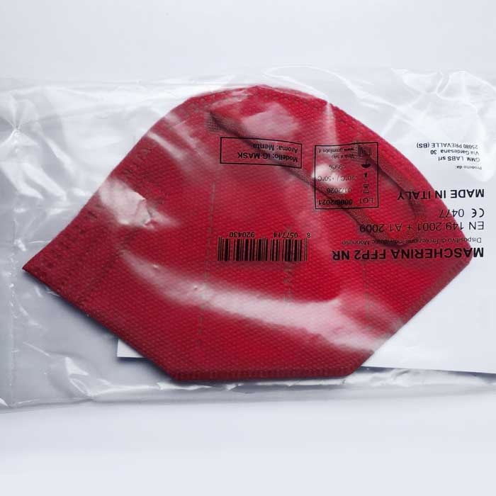 IG MASK MASCHERINA FFP2 ROSSO S BIMBO - Antica Farmacia Ferrari
