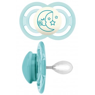 MAM SUCCHIETTO PERFECT NIGHT 16+ SILICONE SINGLE BOX MASCHIO - Antica Farmacia Ferrari