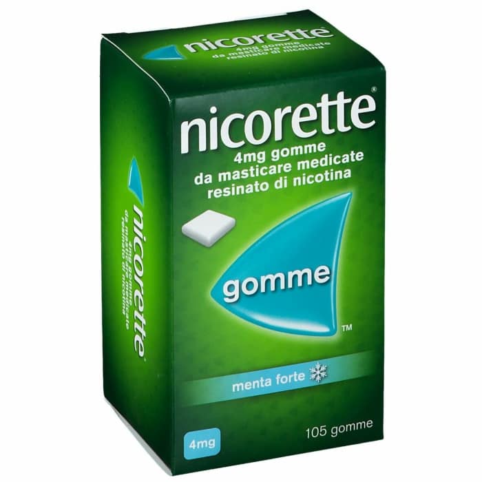 NICORETTE*105GOMME MAST 4MG MENTA FORTE - Antica Farmacia Ferrari