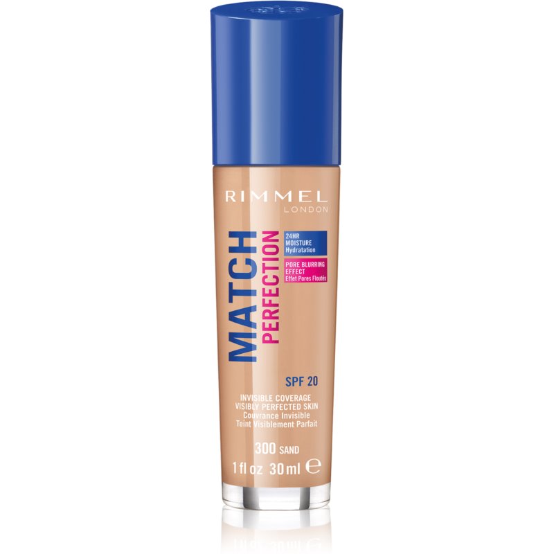 RIMMEL FONDOTINTA LIQUIDO MATCH PERFECTION 300 SAND - Antica Farmacia Ferrari