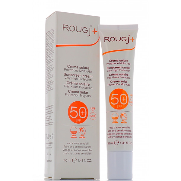 ROUGJ CREMA SOLARE VISO SPF 50+ PROTEZIONE MOLTO ALTA 40 ML - Antica Farmacia Ferrari