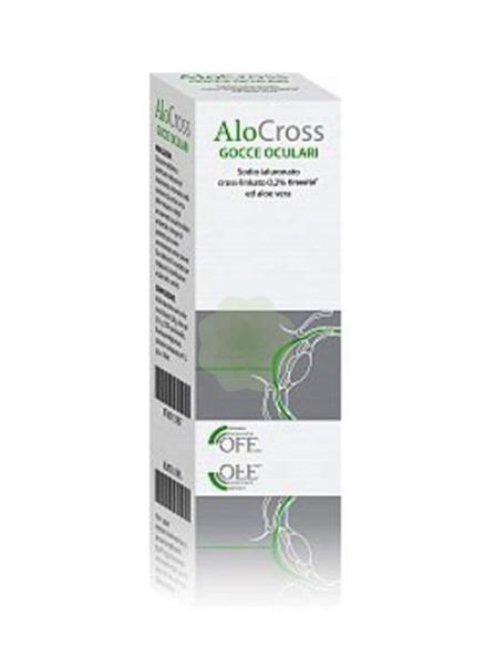 ALOCROSS GOCCE OCULARI ACIDO IALURONICO CROSS-LINKATO 0,2% E ALOE VERA 8 ML - Antica Farmacia Ferrari