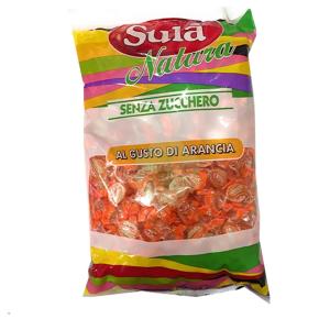 SULA NATURA CARAMELLA ARANCIA SENZA ZUCCHERO 1 KG - Antica Farmacia Ferrari
