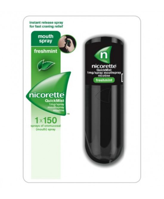 NICORETTEQUICK*SPRAY 1FL 150D MENTA - Antica Farmacia Ferrari
