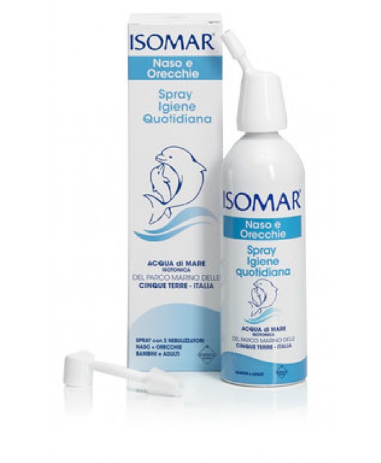 SOLUZIONE ACQUA DI MARE ISOMAR SPRAY IGIENE QUOTIDIANA 100 ML - Antica Farmacia Ferrari