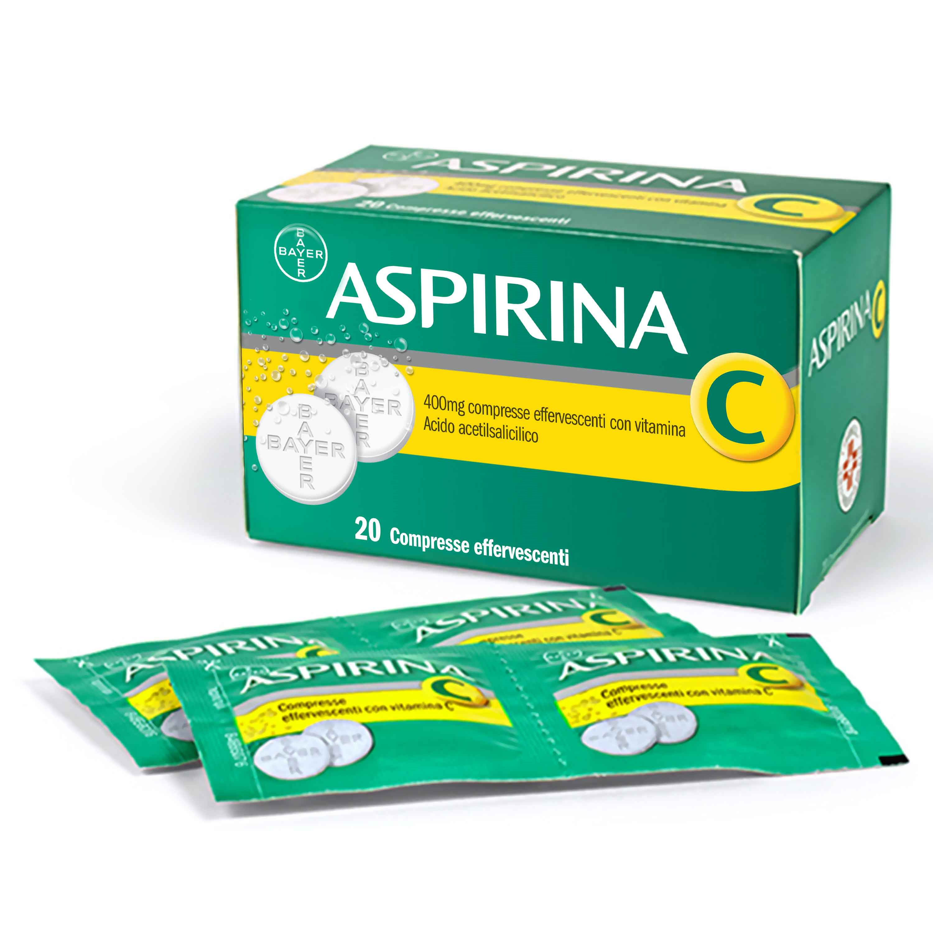 ASPIRINA C*20CPR EFF 400+240MG - Antica Farmacia Ferrari