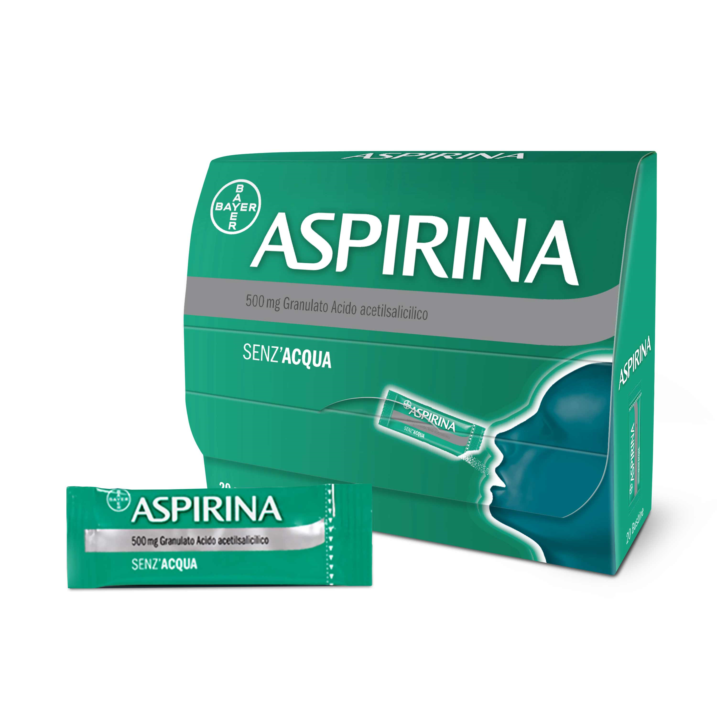 ASPIRINA*OS GRAT 20BUST 500MG - Antica Farmacia Ferrari