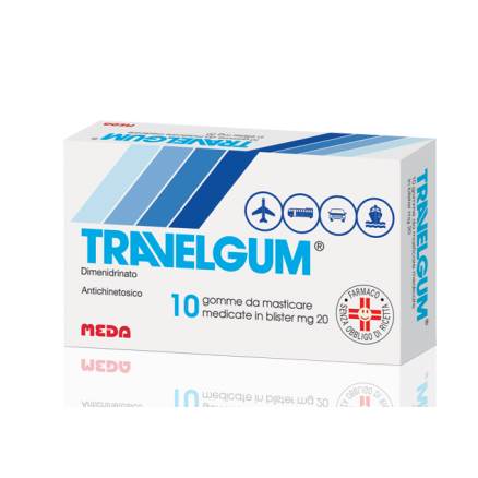 TRAVELGUM*10GOMME MAST 20MG - Antica Farmacia Ferrari