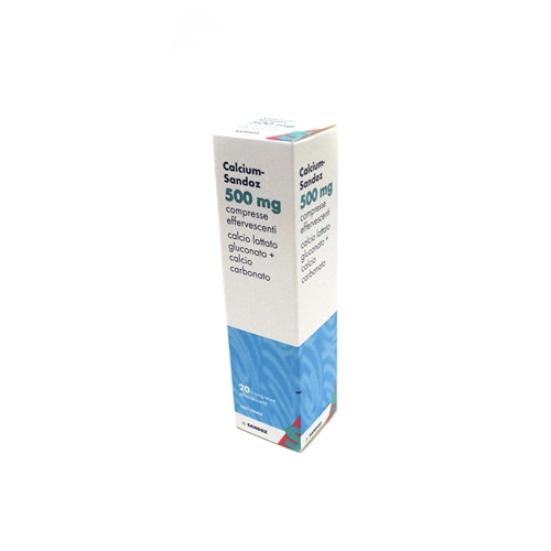 CALCIUM SANDOZ*20CPR EFF 500MG - Antica Farmacia Ferrari