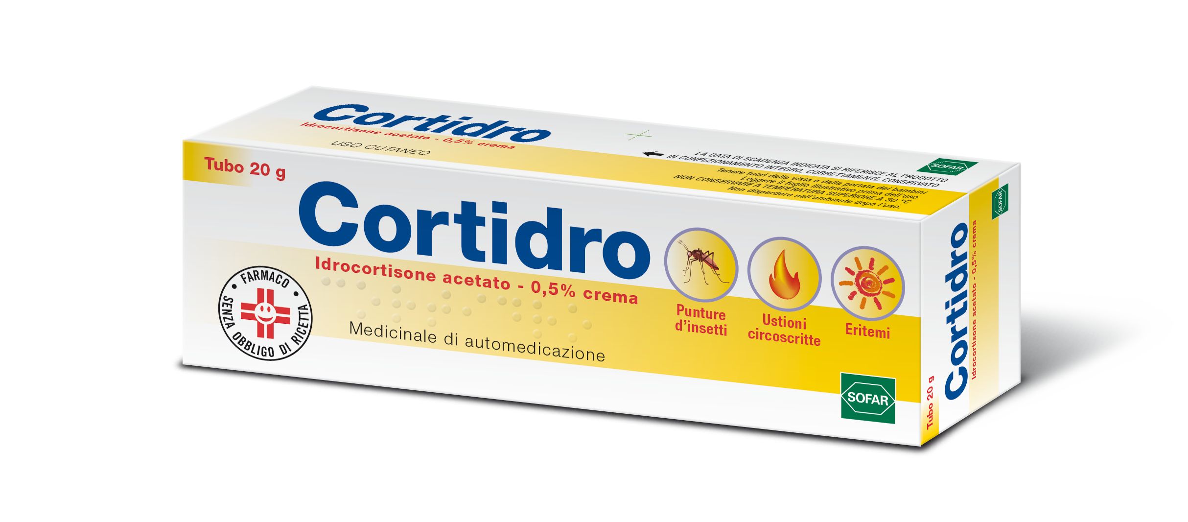 CORTIDRO*CREMA 20G 0,5% - Antica Farmacia Ferrari