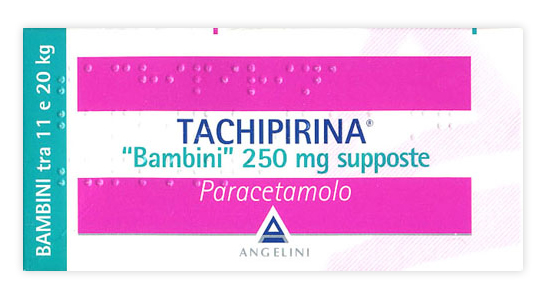 TACHIPIRINA*BB 10SUPP 250MG - Antica Farmacia Ferrari
