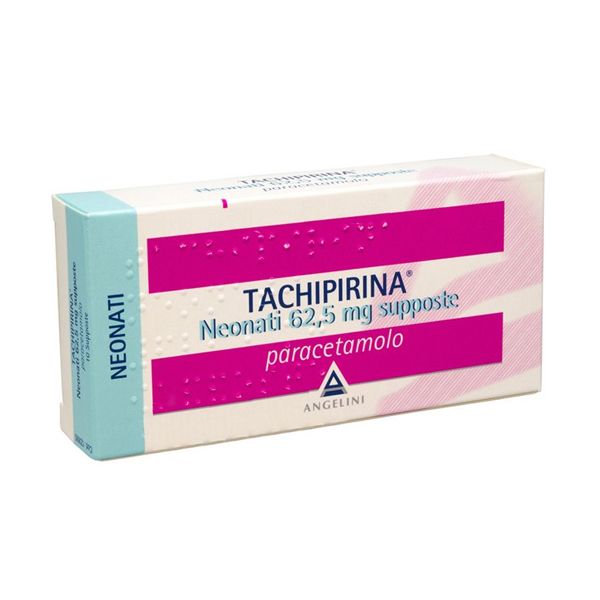 TACHIPIRINA*NEO 10SUPP 62,5MG - Antica Farmacia Ferrari