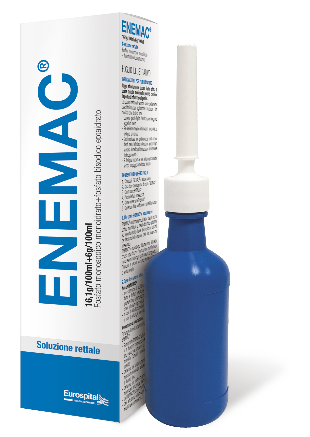 ENEMAC*FL 130ML 16,1+6/100ML - Antica Farmacia Ferrari