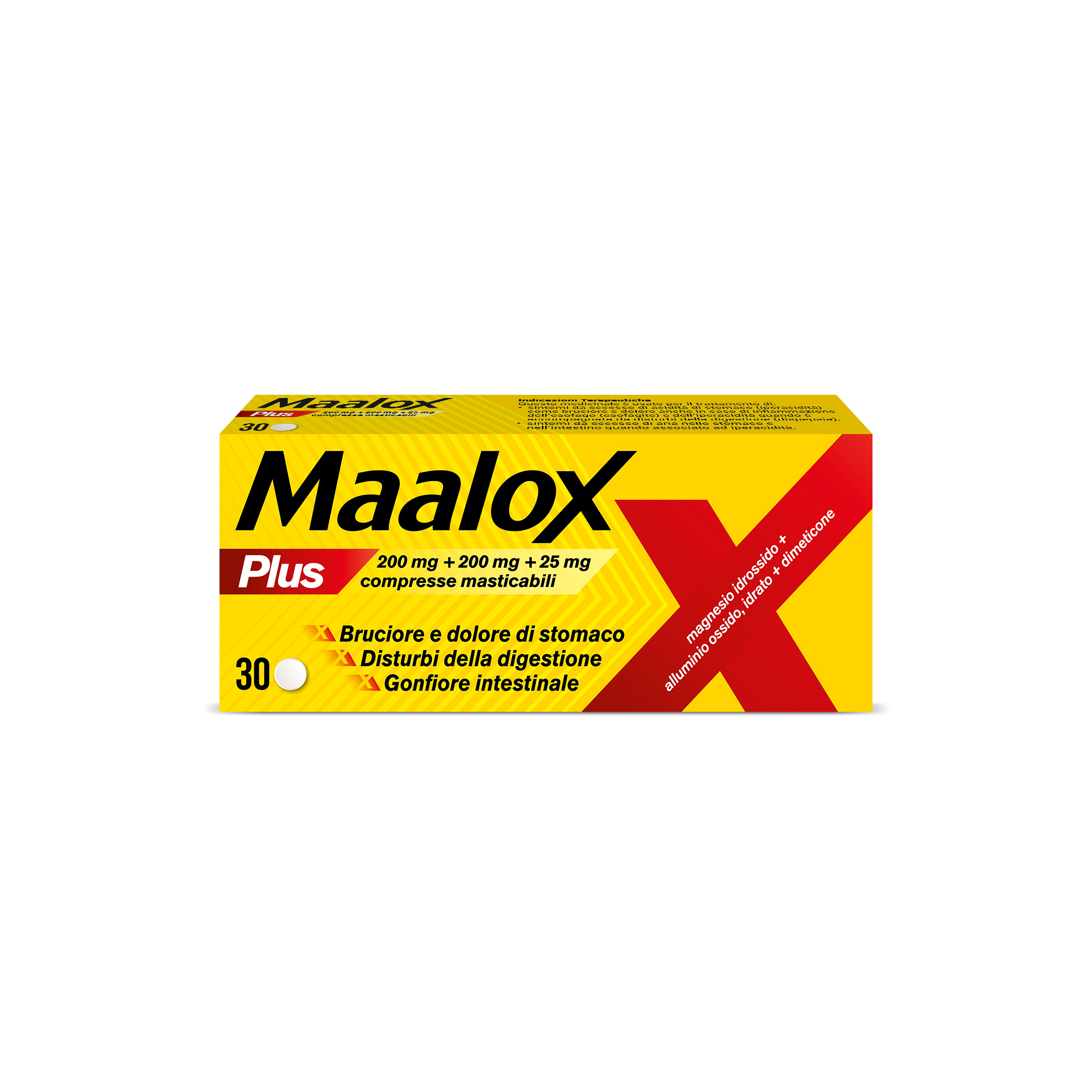 MAALOX PLUS*30CPR MAST - Antica Farmacia Ferrari