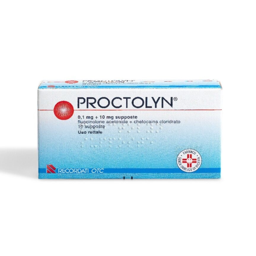 PROCTOLYN*10SUPP 0,1MG+10MG - Antica Farmacia Ferrari