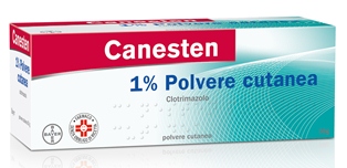 CANESTEN*POLV CUT 1FL 30G 1% - Antica Farmacia Ferrari