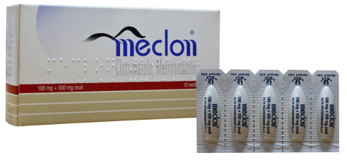 MECLON*10 OVULI VAG 100+500MG - Antica Farmacia Ferrari