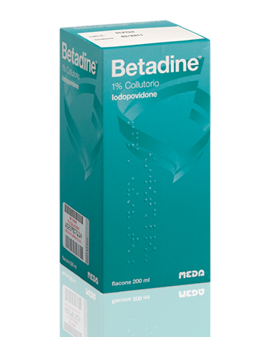 BETADINE*COLLUT FL 200ML 1% - Antica Farmacia Ferrari