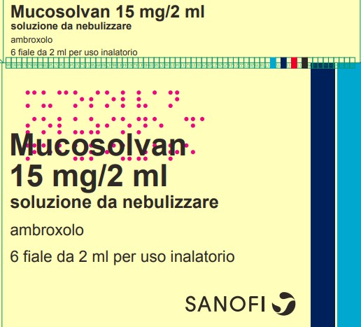 MUCOSOLVAN*NEBUL 6F 15MG 2ML - Antica Farmacia Ferrari