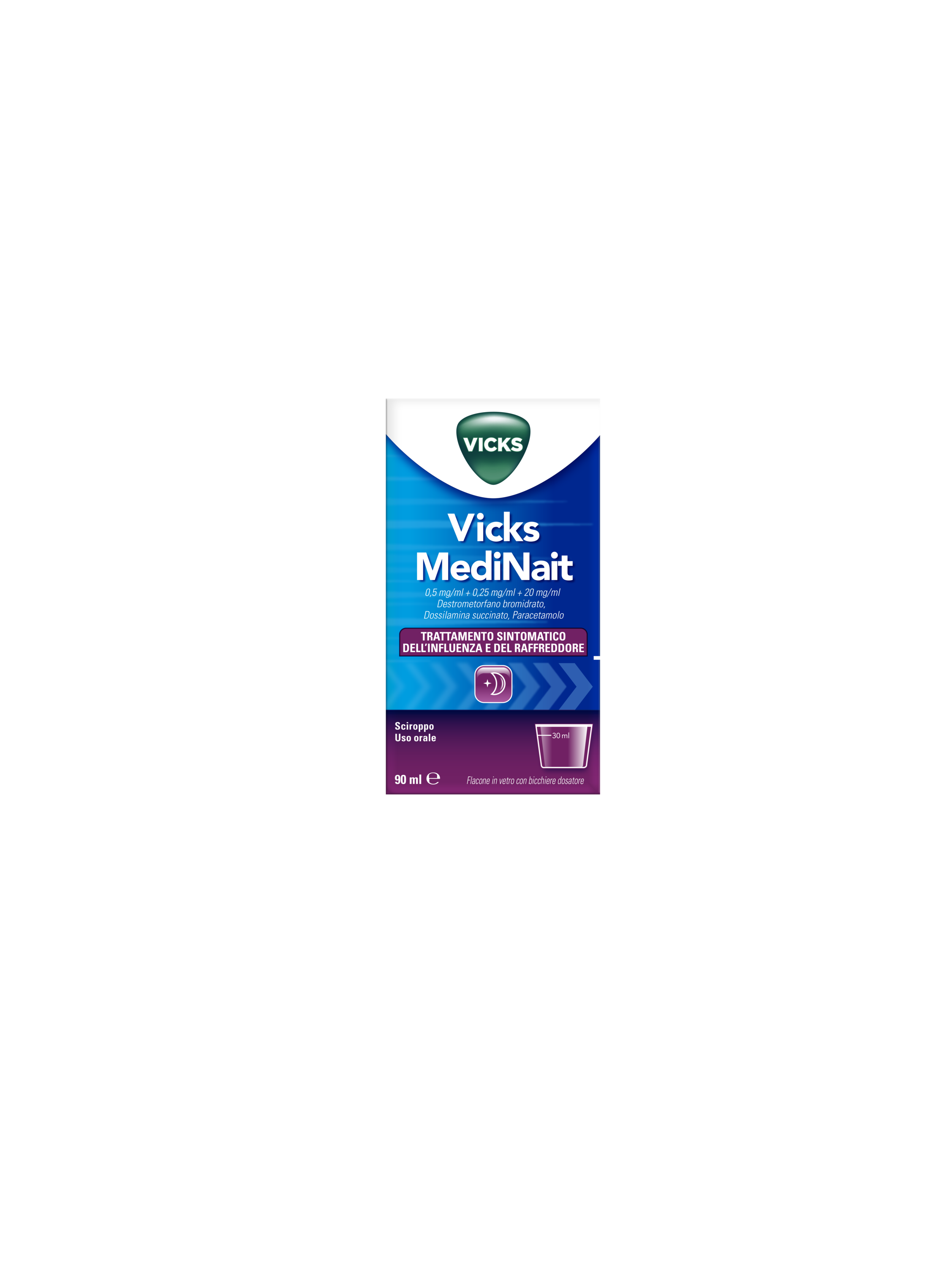 VICKS MEDINAIT*SCIR 90ML - Antica Farmacia Ferrari