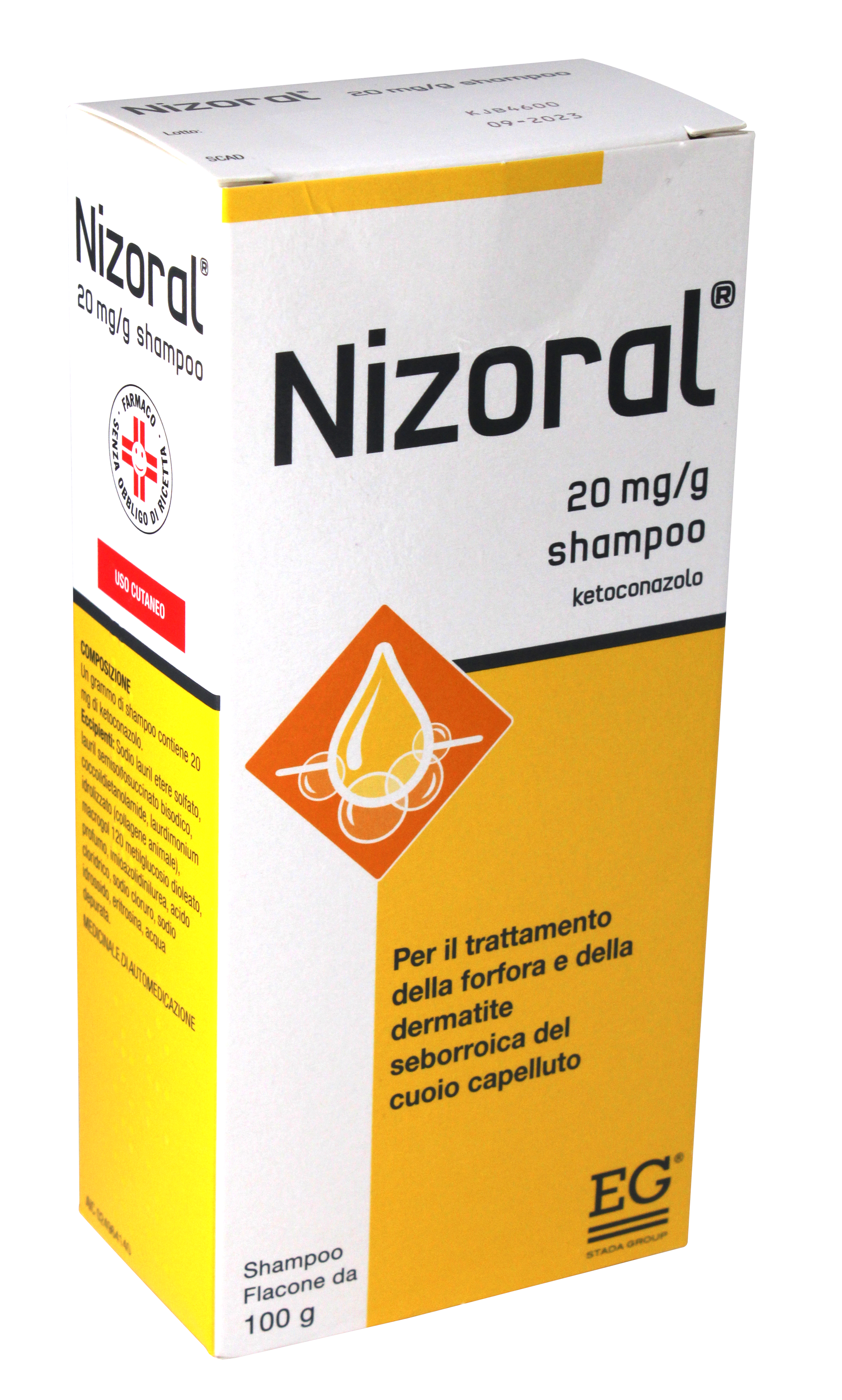 NIZORAL*SHAMPOO FL 100G 20MG/G - Antica Farmacia Ferrari