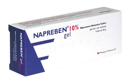 NAPREBEN*GEL 50G 10% - Antica Farmacia Ferrari