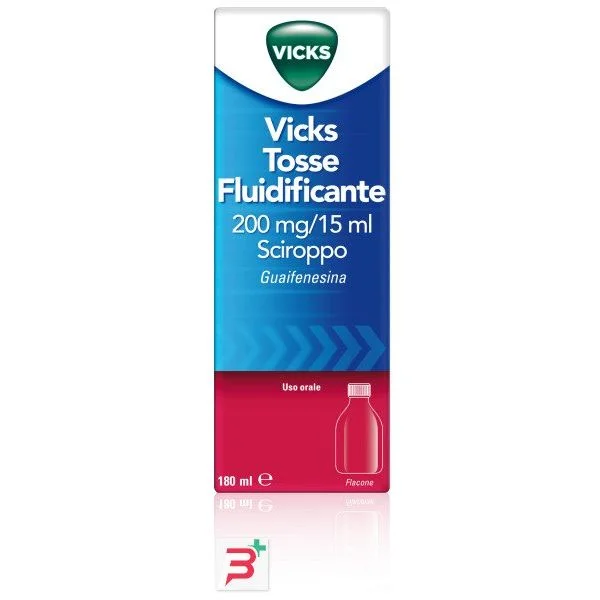 VICKS TOSSE FLUIDIF*FL 180ML - Antica Farmacia Ferrari