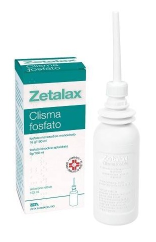 ZETALAX CLISMA FOSFATO*133ML - Antica Farmacia Ferrari