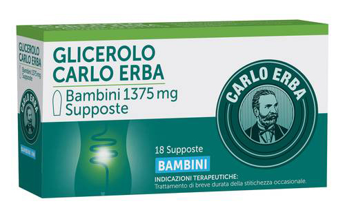 GLICEROLO*BB 18SUPP 1375MG - Antica Farmacia Ferrari