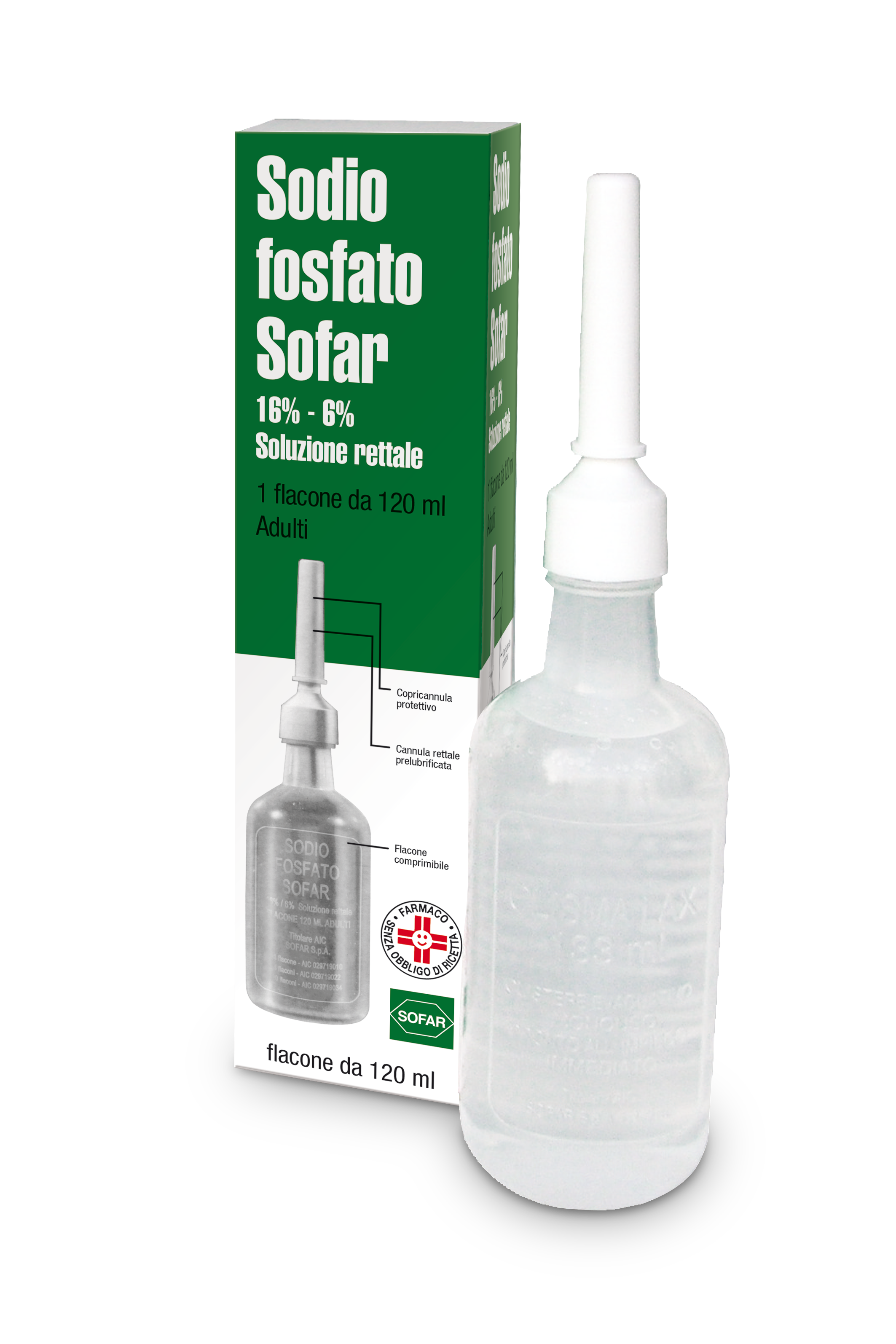 SODIO FOSFATO SOF*RETT 120ML - Antica Farmacia Ferrari