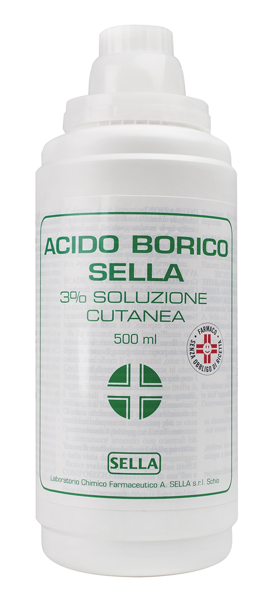 ACIDO BORICO SELLA*3% 500ML - Antica Farmacia Ferrari