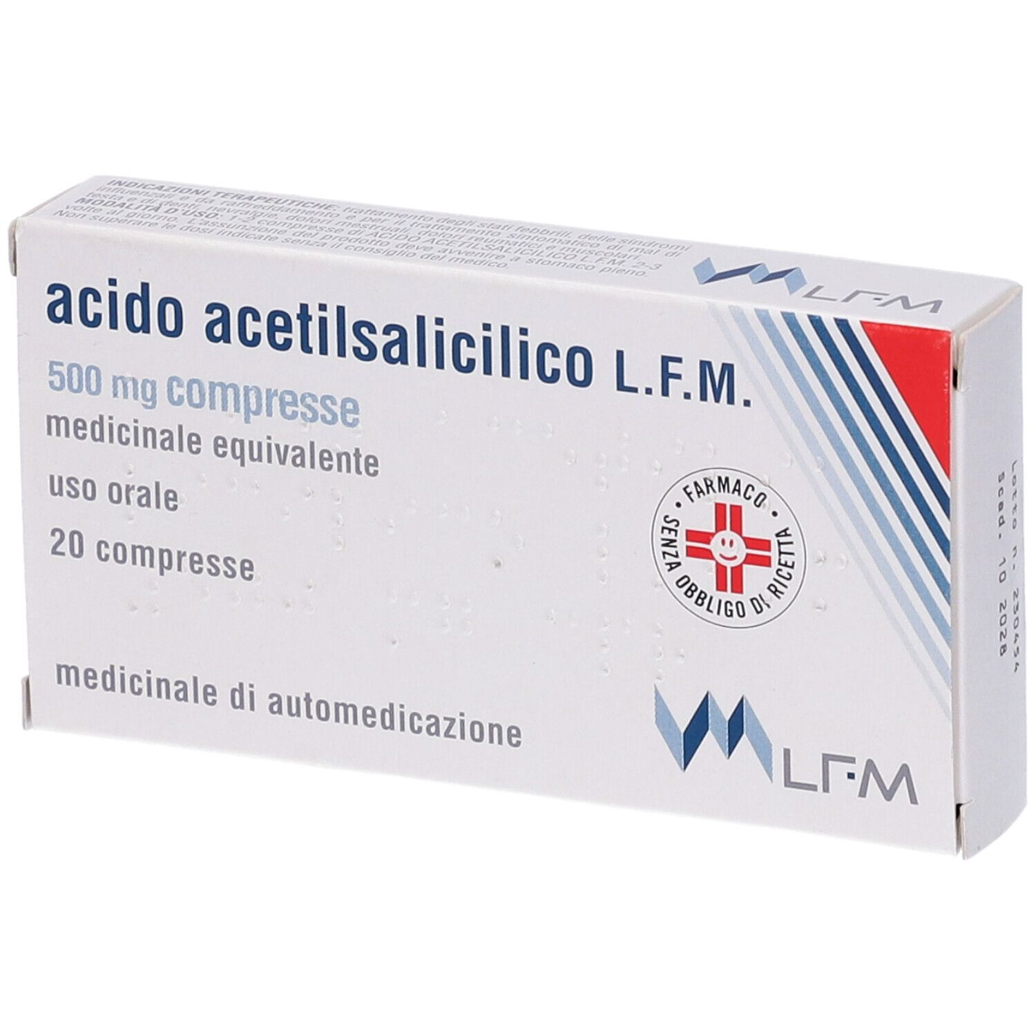 ACIDO ACETILSALIC LFM*20CPR500 - Antica Farmacia Ferrari