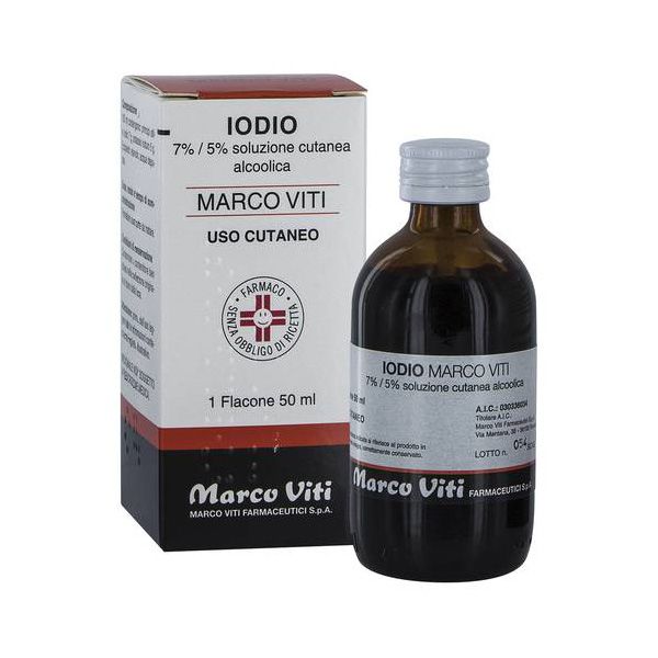 IODIO SOL ALCO I MV*50ML - Antica Farmacia Ferrari