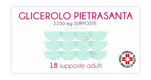 GLICEROLO*AD 18SUPP 2250MG - Antica Farmacia Ferrari