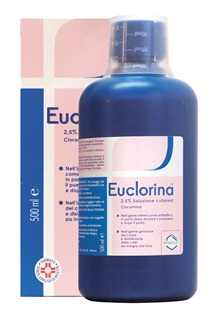 EUCLORINA 2,5%*1FL 500ML - Antica Farmacia Ferrari