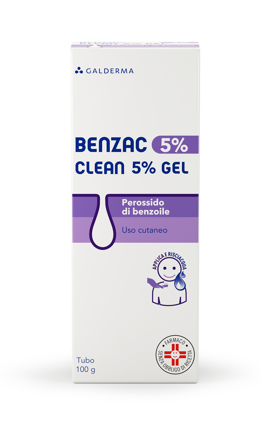 BENZAC*CLEAN 5% GEL 100G - Antica Farmacia Ferrari
