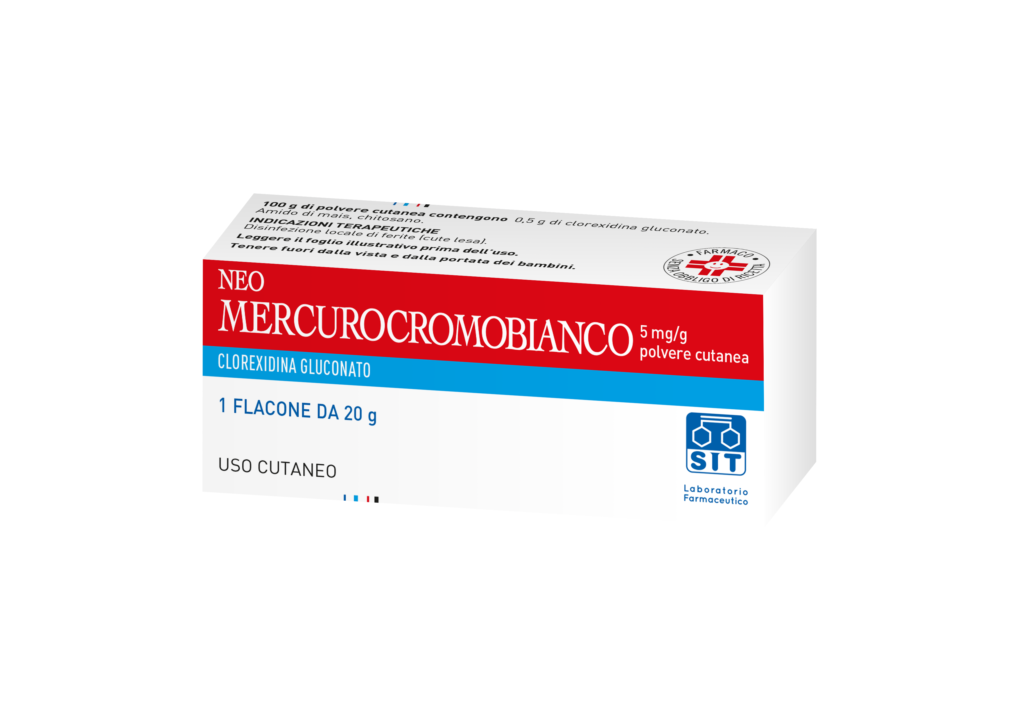 NEOMERCUROCROMO BIANCO*POLV20G - Antica Farmacia Ferrari