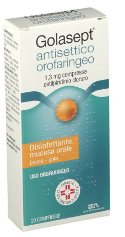 GOLASEPT ANT ORO*20CPR 1,3MG - Antica Farmacia Ferrari