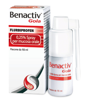 BENACTIV GOLA*SPRAY 15ML 0,25% - Antica Farmacia Ferrari