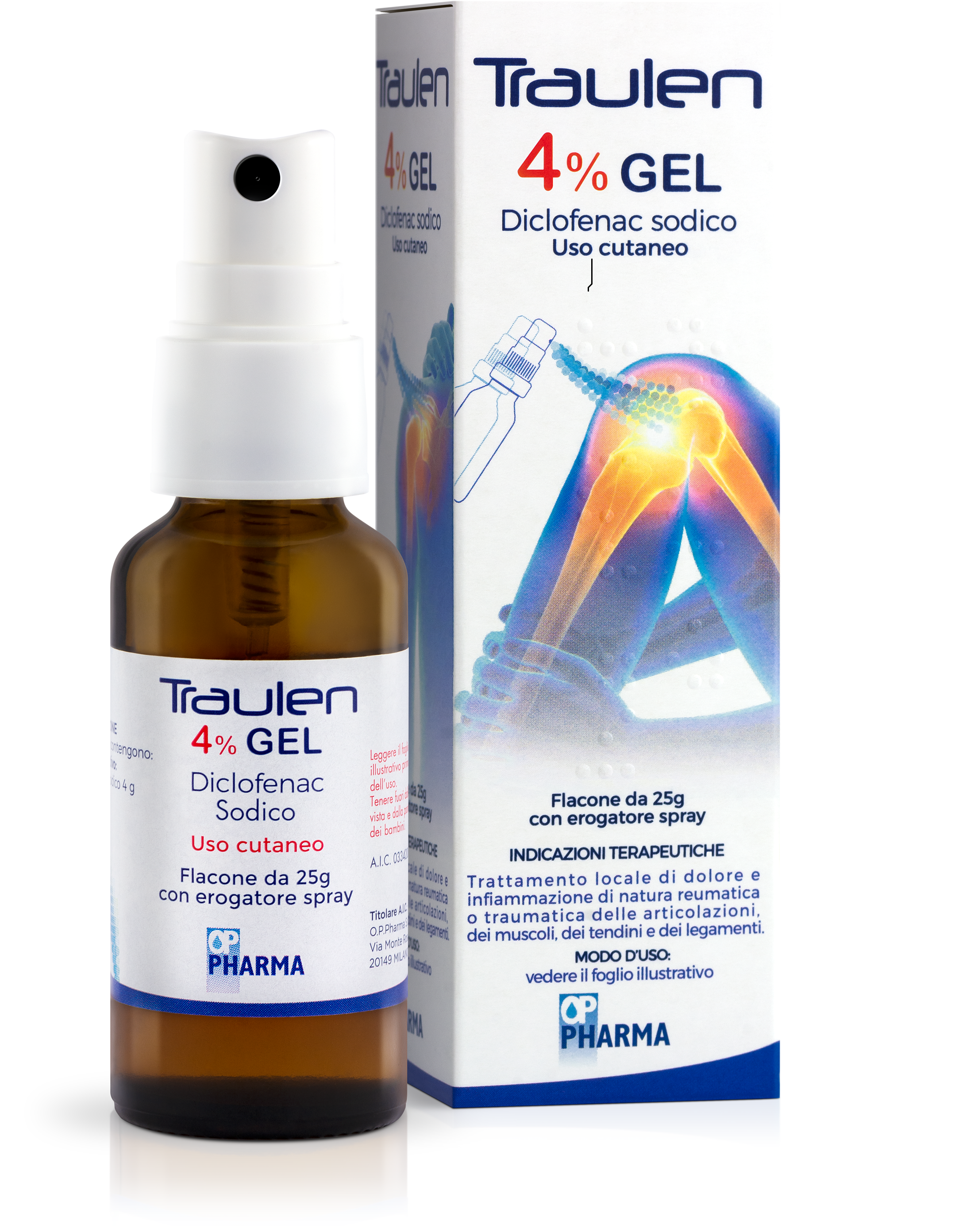 TRAULEN*GEL FL 25G 4% C/EROG - Antica Farmacia Ferrari