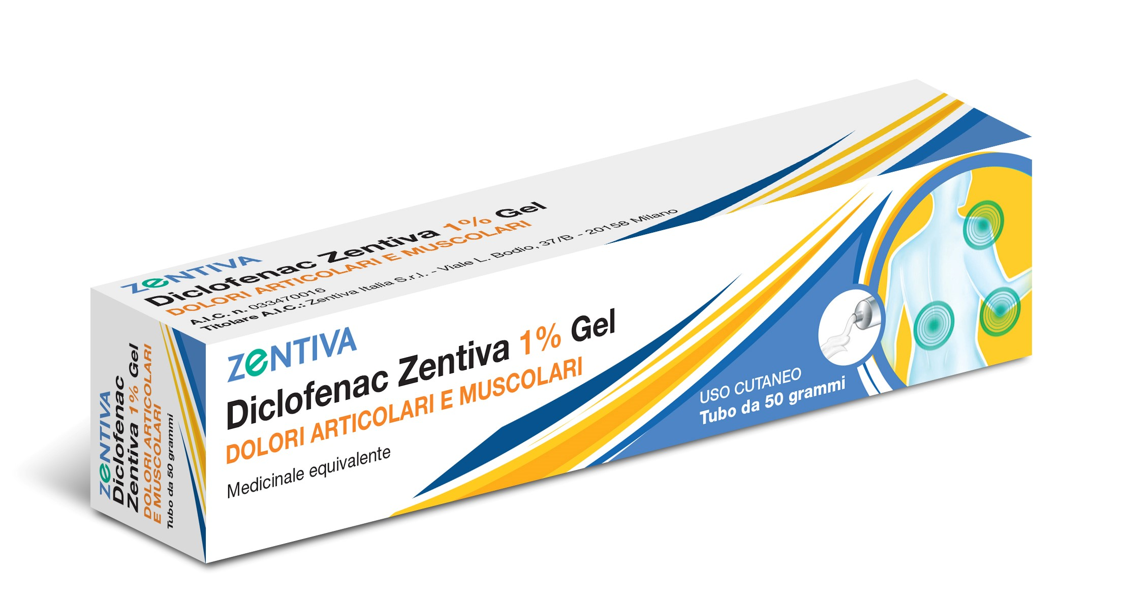 DICLOFENAC ZENTIVA*GEL 50G 1% - Antica Farmacia Ferrari