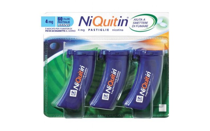 NIQUITIN*60PASTL 4MG MENTA FL - Antica Farmacia Ferrari