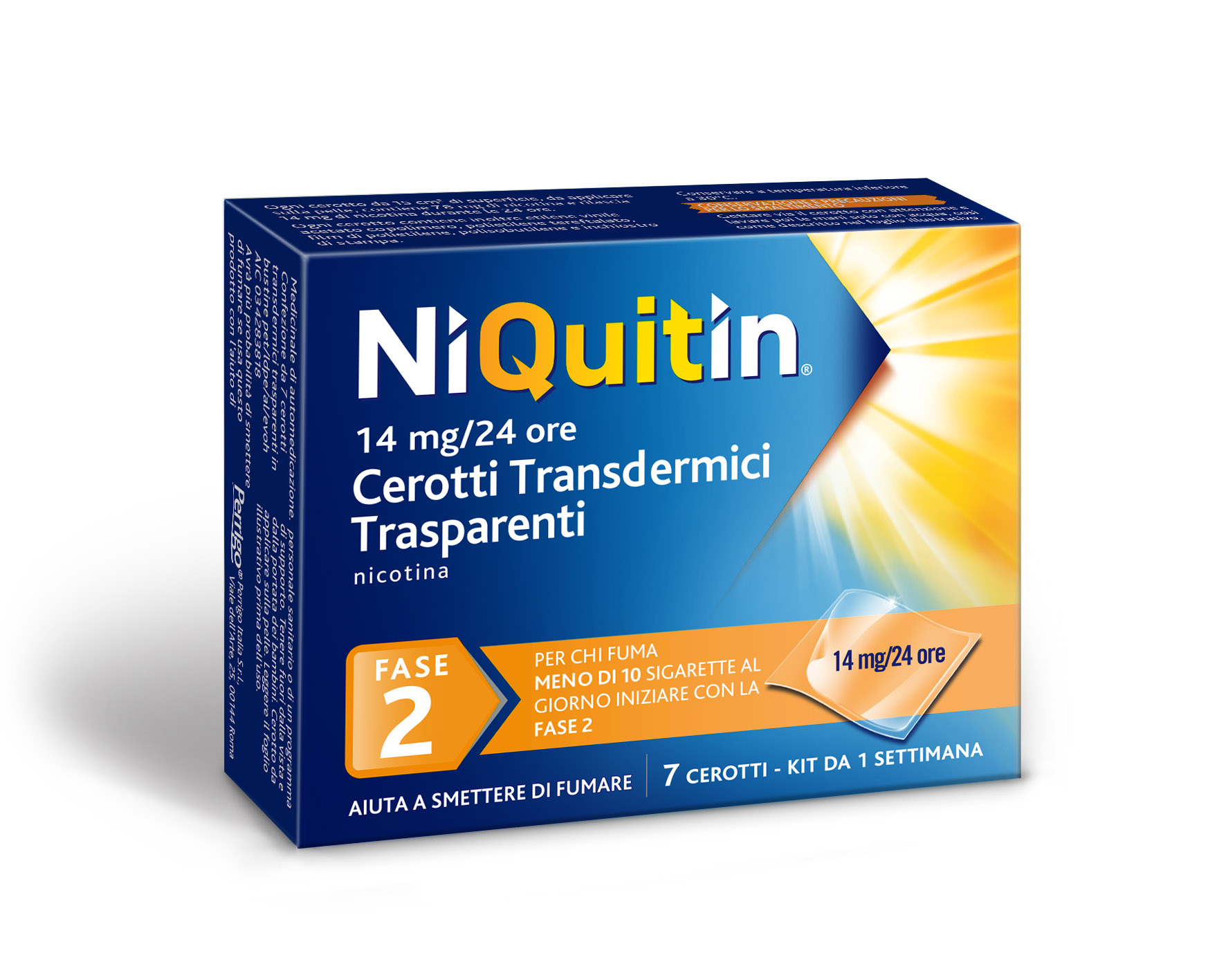 NIQUITIN*7CER TRANSD 14MG/24H - Antica Farmacia Ferrari