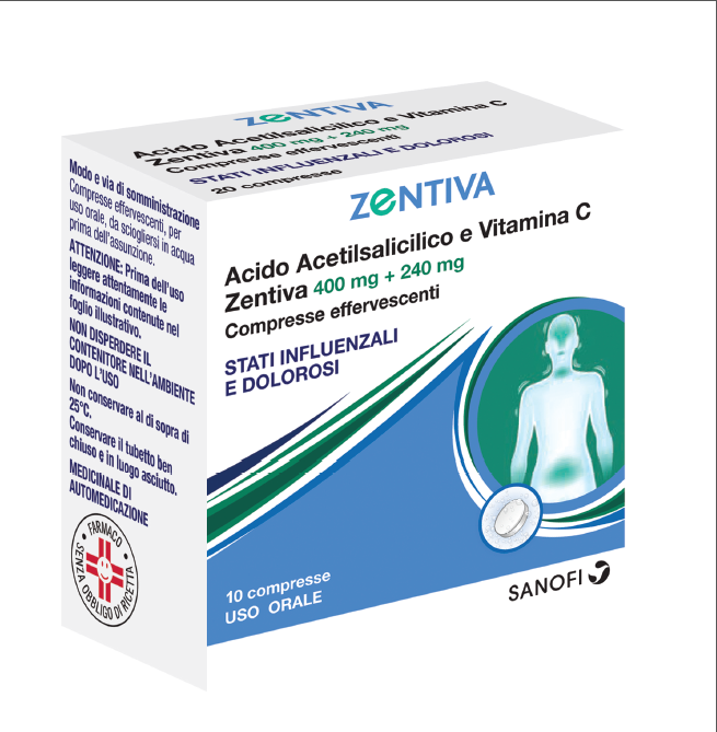 ACIDO ACETILS VIT C ZEN*10CPR - Antica Farmacia Ferrari
