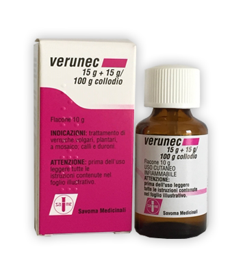 VERUNEC*FL 15G+15G/100G COLLOD - Antica Farmacia Ferrari